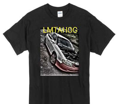 Custom Gildan 100% Cotton Black T-Shirt