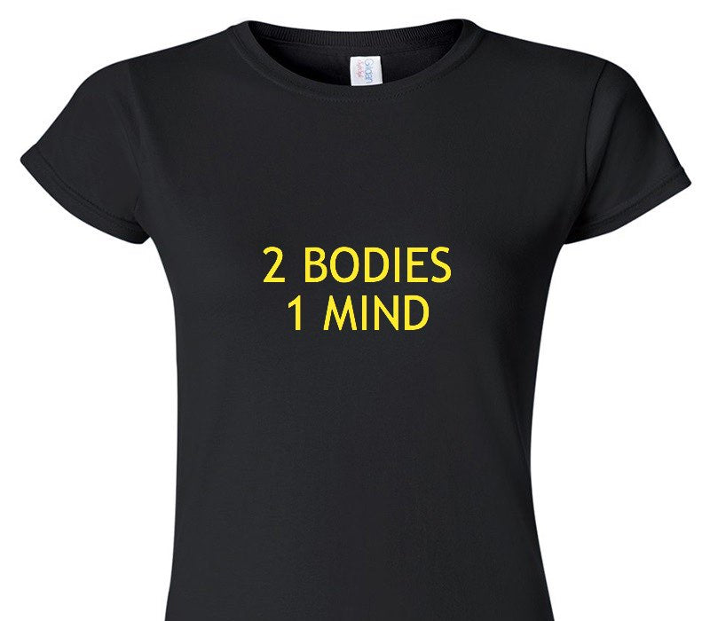 Custom Womens Soft Style 100% Cotton Black T-Shirt