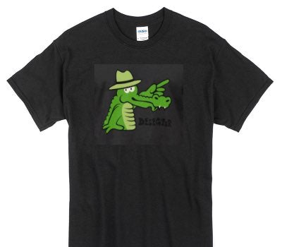 Custom Gildan 100% Cotton Black T-Shirt