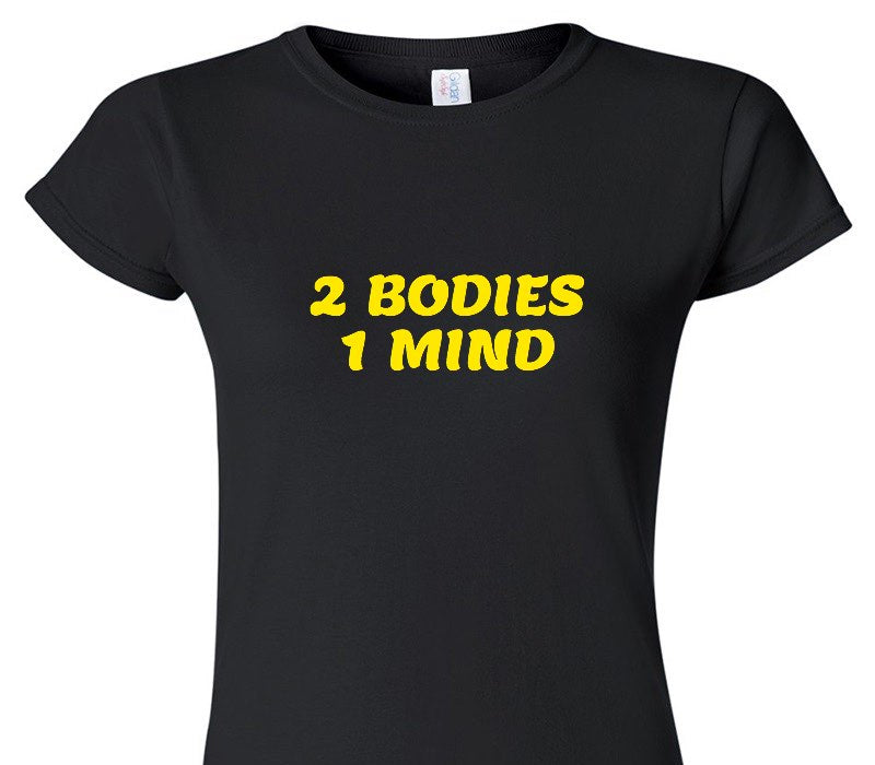 Custom Womens Soft Style 100% Cotton Black T-Shirt