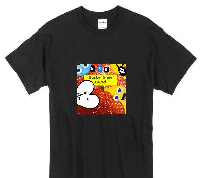 Custom Gildan 100% Cotton Black T-Shirt