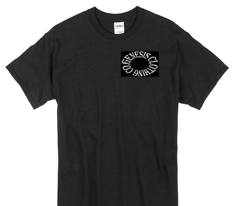 Custom Gildan 100% Cotton Black T-Shirt