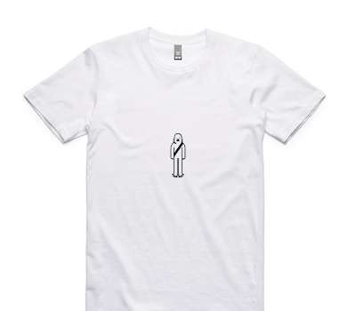 Custom AS Colour 100% Cotton White T-Shirt