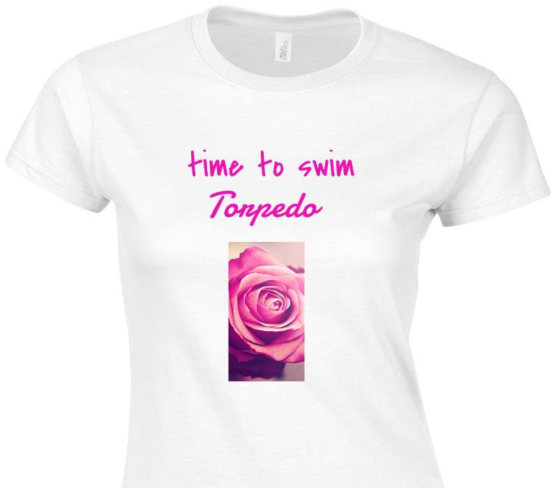 Custom Womens Soft Style 100% Cotton White T-Shirt