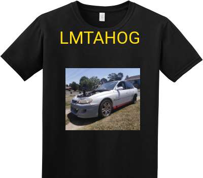Custom Adult Soft Style 100% Cotton Black T-Shirt