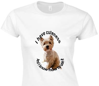 Custom Womens Soft Style 100% Cotton White T-Shirt