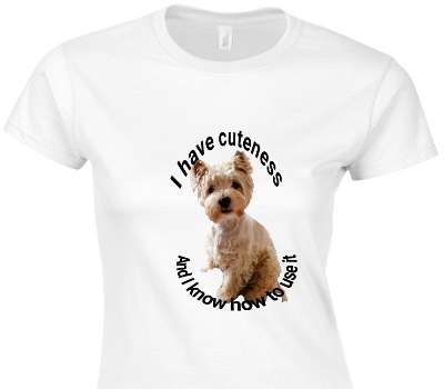 Custom Womens Soft Style 100% Cotton White T-Shirt