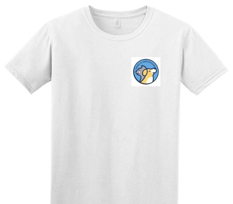 Custom Adult Soft Style 100% Cotton White T-Shirt