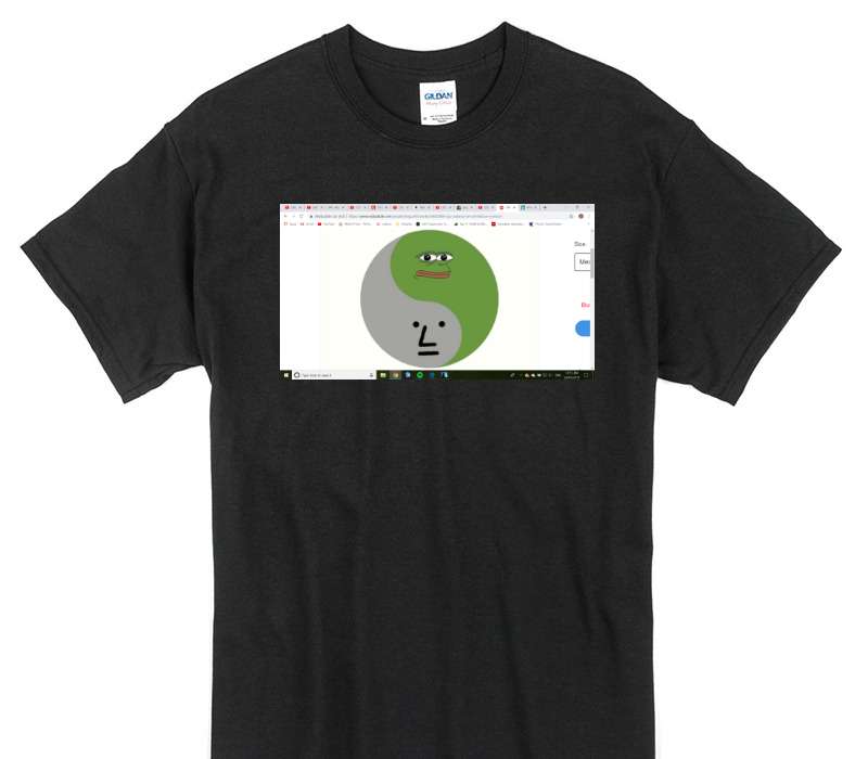 Custom Gildan 100% Cotton Black T-Shirt