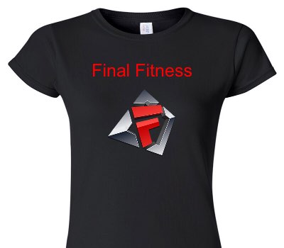 Custom Womens Soft Style 100% Cotton Black T-Shirt