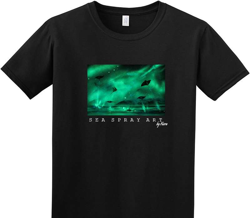 Custom Adult Soft Style 100% Cotton Black T-Shirt