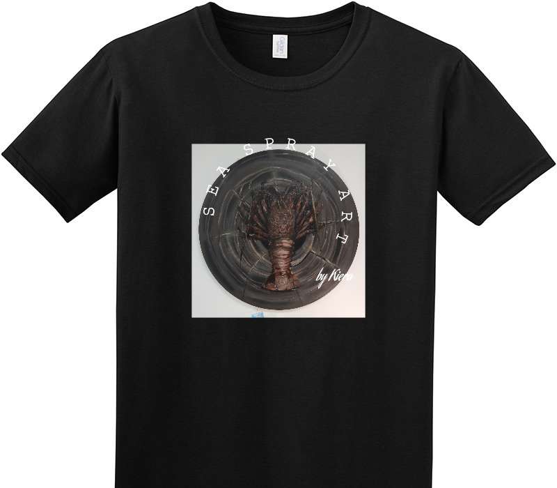 Custom Adult Soft Style 100% Cotton Black T-Shirt