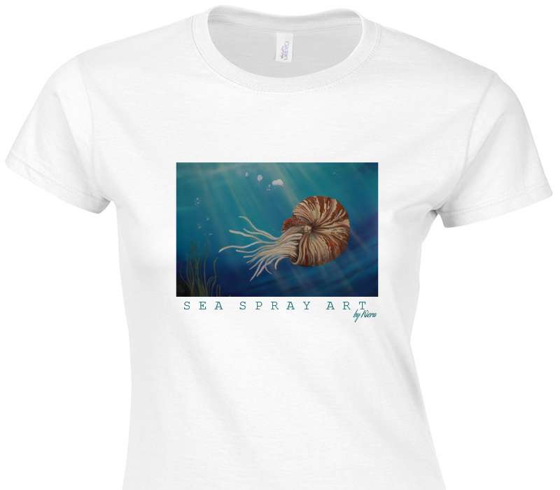 Custom Womens Soft Style 100% Cotton White T-Shirt
