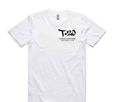 Custom AS Colour 100% Cotton White T-Shirt