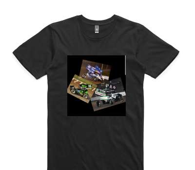 Custom AS Colour 100% Cotton Black T-Shirt