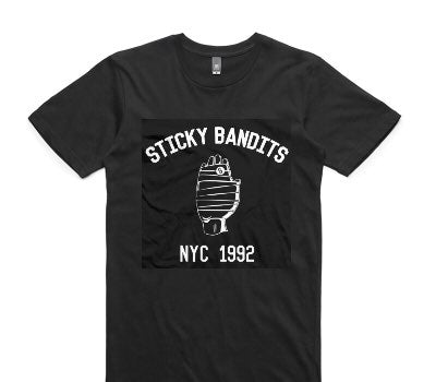 Custom AS Colour 100% Cotton Black T-Shirt