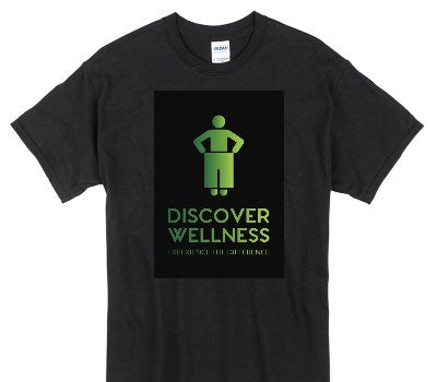 Custom Gildan 100% Cotton Black T-Shirt