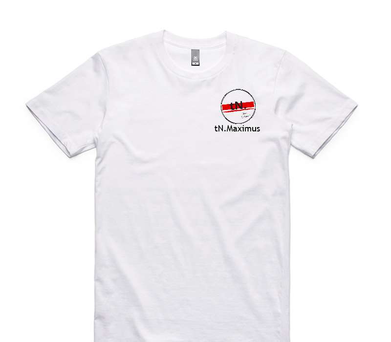 Custom AS Colour 100% Cotton White T-Shirt