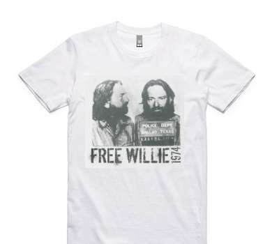 Custom AS Colour 100% Cotton White T-Shirt