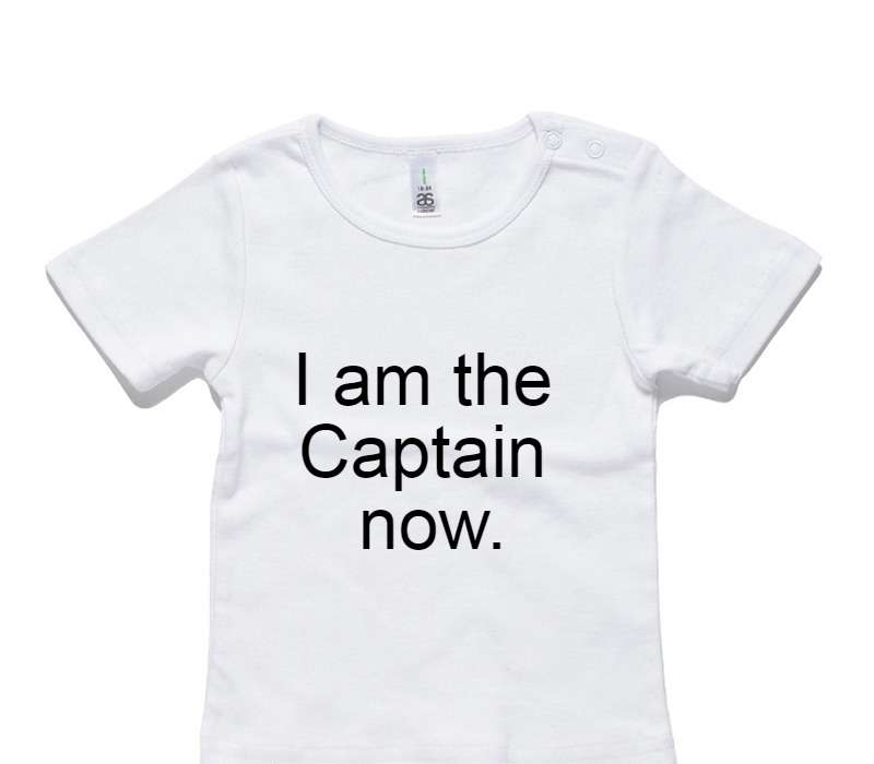 Custom AS Colour White Baby T-Shirt