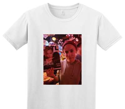 Custom Adult Soft Style 100% Cotton White T-Shirt