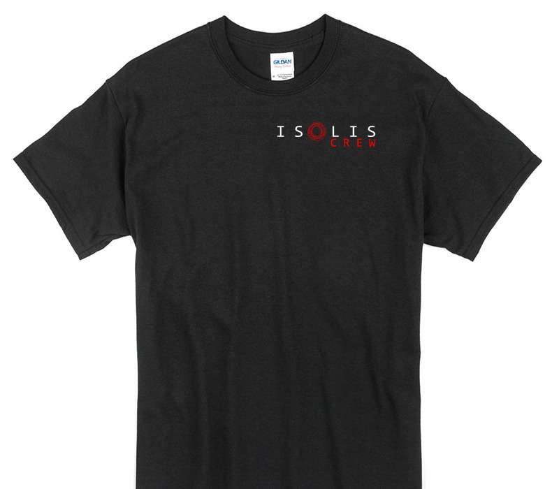 Custom Gildan 100% Cotton Black T-Shirt