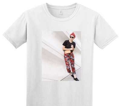 Custom Adult Soft Style 100% Cotton White T-Shirt