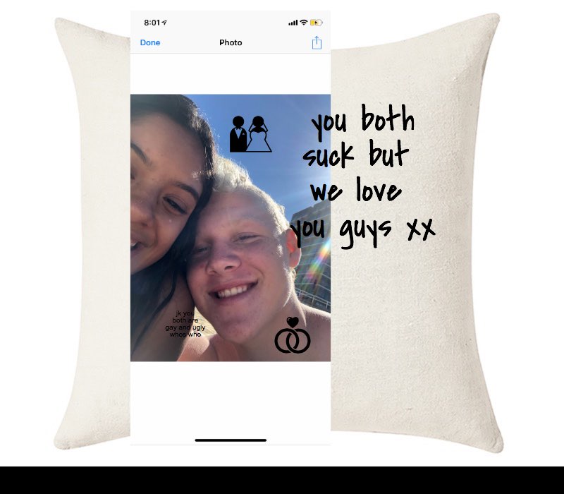 Custom Cushion Cover 50cm x 50 cm Off White