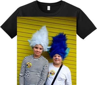 Custom Adult Soft Style 100% Cotton Black T-Shirt