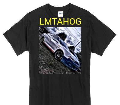 Custom Gildan 100% Cotton Black T-Shirt