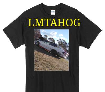 Custom Gildan 100% Cotton Black T-Shirt