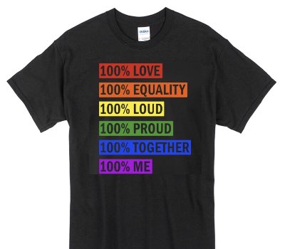 Custom Gildan 100% Cotton Black T-Shirt