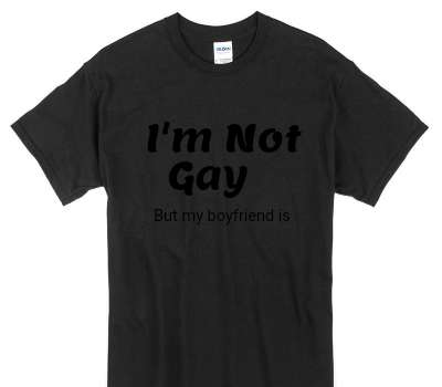 Custom Gildan 100% Cotton Black T-Shirt
