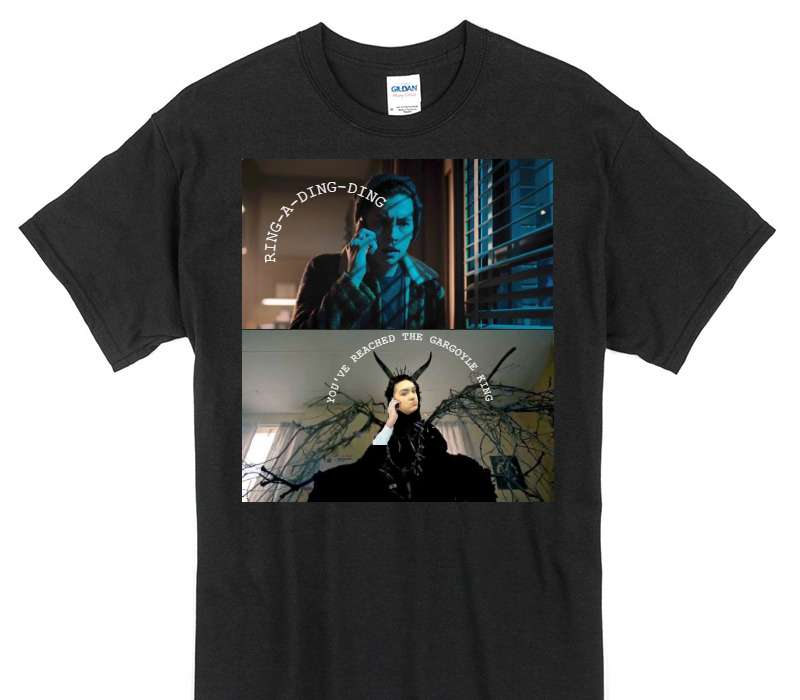 Custom Gildan 100% Cotton Black T-Shirt