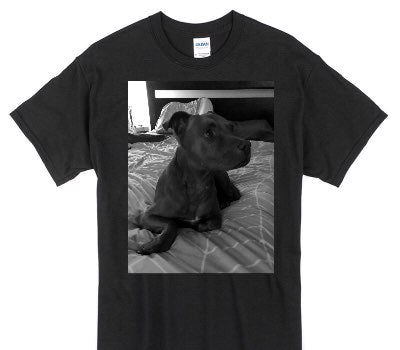 Custom Gildan 100% Cotton Black T-Shirt