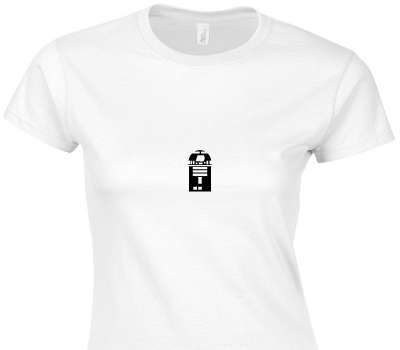 Custom Womens Soft Style 100% Cotton White T-Shirt