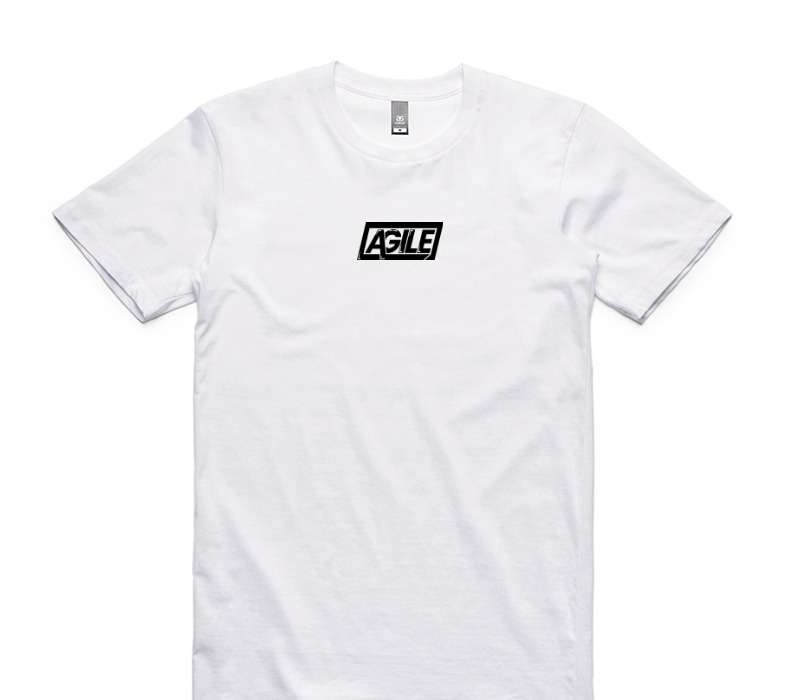 Custom AS Colour 100% Cotton White T-Shirt