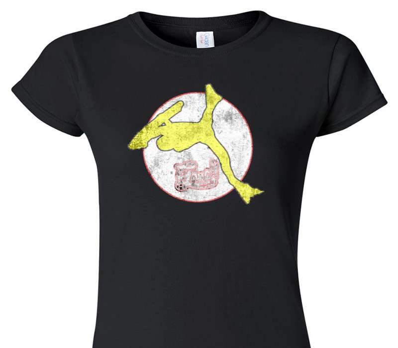 Custom Womens Soft Style 100% Cotton Black T-Shirt