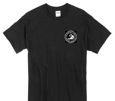Custom Gildan 100% Cotton Black T-Shirt