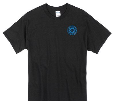 Custom Gildan 100% Cotton Black T-Shirt