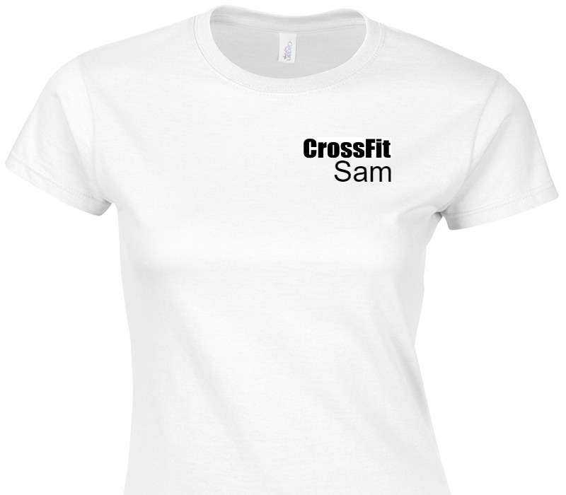 Custom Womens Soft Style 100% Cotton White T-Shirt