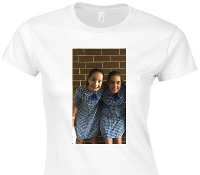 Custom Womens Soft Style 100% Cotton White T-Shirt