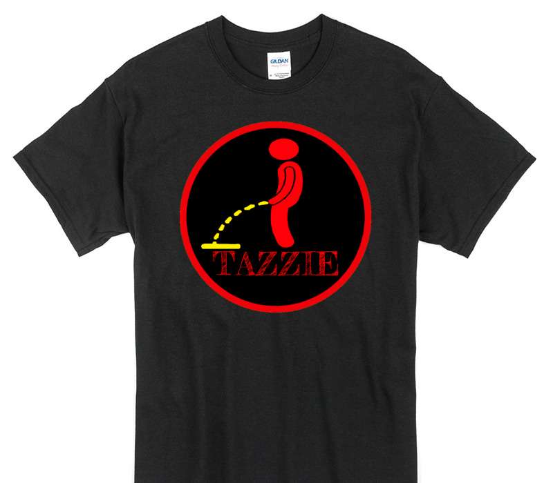 Custom Gildan 100% Cotton Black T-Shirt