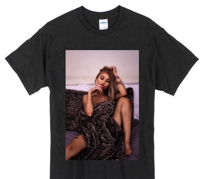 Custom Gildan 100% Cotton Black T-Shirt