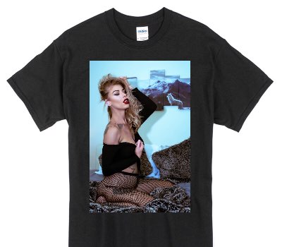 Custom Gildan 100% Cotton Black T-Shirt
