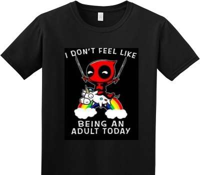 Custom Adult Soft Style 100% Cotton Black T-Shirt