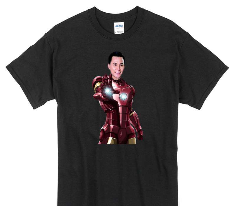 Custom Gildan 100% Cotton Black T-Shirt