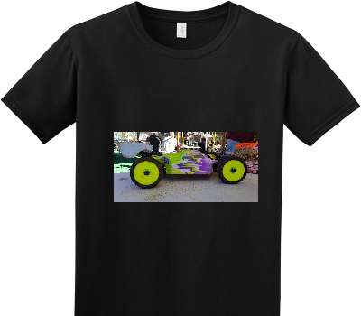 Custom Adult Soft Style 100% Cotton Black T-Shirt