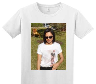 Custom Adult Soft Style 100% Cotton White T-Shirt