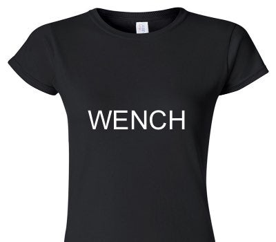 Custom Womens Soft Style 100% Cotton Black T-Shirt